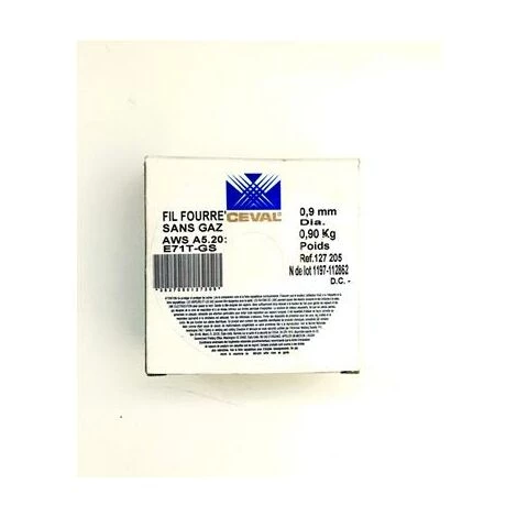 CEVAL Bobine De Fil Fourré Dia 0.9mm - Acier 0,9 Kg 3 CEVAL Bobine De Fil Fourré Dia 0.9mm - Acier 0,9 Kg