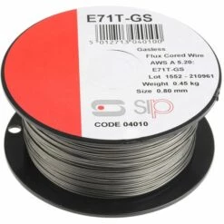 Fil GasLess RS PRO Diam 0.8mm 0.45kg Pour Processus De Soudure MIG ( Prix Pour 1 )