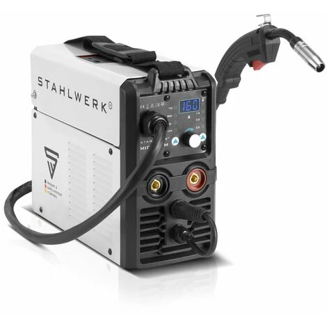 STAHLWERK Lift TIG Starter Set MIG MAG 160 M Poste De Soudage Combiné Entièrement Synergique 5 En 1 Avec 160 Ampères / MIG MAG FLUX Fil Fourré ARC MMA Lift TIG 4 STAHLWERK Lift TIG Starter Set MIG MAG 160 M Poste De Soudage Combiné Entièrement Synergique 5 En 1 Avec 160 Ampères / MIG MAG FLUX Fil Fourré ARC MMA Lift TIG – Image 2
