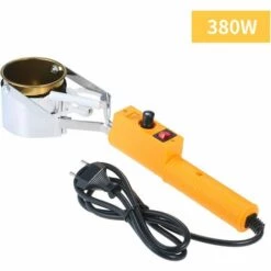 ASUPERMALL Four En Alliage De Titane Tin Portable Temperature Reglable Tin Pot A Souder Haute Puissance Tin Tin Four De Fusion Petit Tremper Four A Usage Domestique Et Les Electriciens Swdt98-C 380W