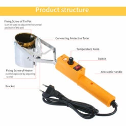 ASUPERMALL Four En Alliage De Titane Tin Portable Temperature Reglable Tin Pot A Souder Haute Puissance Tin Tin Four De Fusion Petit Tremper Four A Usage Domestique Et Les Electriciens Swdt98-B 250W 11 ASUPERMALL Four En Alliage De Titane Tin Portable Temperature Reglable Tin Pot A Souder Haute Puissance Tin Tin Four De Fusion Petit Tremper Four A Usage Domestique Et Les Electriciens Swdt98-B 250W -Soudure MIG Soldes 23912506 5
