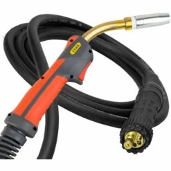STAHLWERK MIG MAG-Torches à Souder AK25/MB25 Avec 5 Mètres De Tuyau Euro Central Connection Équipement De Soudage, Refroidi Au Gaz, Léger, Flexible