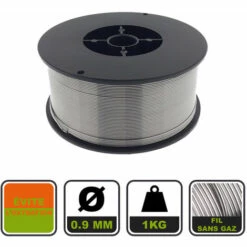 SILEX Fil Fourré NO GAZ Pour Soudage MIG ø 100 Mm / Acier / ø 0.9 Mm / 1 Kg