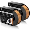 Fil à Souder STAHLWERK MIG/MAG Ø 0,8 Mm, Acier SG3 ER70S-6, Sur Rouleau D100 De 1 Kg Avec Mandrin De 16 Mm, Usage Universel, Jeu De 2 -Soudure MIG Soldes 36592483 1