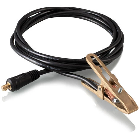 STAHLWERK Câble De Soudure à La Terre 500 A 5 Mètres 4 STAHLWERK Câble De Soudure à La Terre 500 A 5 Mètres – Image 2