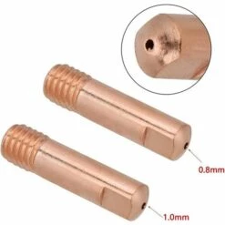 Betterlife 20Pcs Soudure Pointe De Tube Contact En Cuivre Pour Consommables De Torche De Soudage 15AK MIG MAG (1.0) 9 Betterlife 20Pcs Soudure Pointe De Tube Contact En Cuivre Pour Consommables De Torche De Soudage 15AK MIG MAG (1.0) -Soudure MIG Soldes 47427346 3