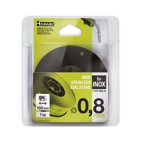 Bobine De Fil Massif Inox 308LSi 0.8mm 1kg Ø100 GYS 3 Bobine De Fil Massif Inox 308LSi 0.8mm 1kg Ø100 GYS