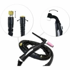 STAHLWERK AC/DC TIG 200 Plasma ST IGBT Machine à Souder TIG 200A Combiné Avec Coupeur De Plasma CUT 50 A, Convient Pour L´Aluminium, Garantie* De 7 Ans -Soudure MIG Soldes 51198587 4