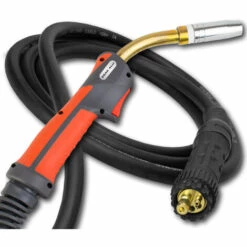 STAHLWERK Torche De Soudage MIG MAG AK25/MB25 Pour Aluminium Avec 3 Mètres De Flexible Et âme En Carbon Ainsi Qu'un Raccord Central Européen