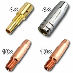 STAHLWERK Kit MIG MAG Alu Pour Torche De Soudage AK25/MB25 Et Ensemble De Flexibles, Y Compris Kit De 28 Pièces D'usure Pour Le Soudage De L'aluminium -Soudure MIG Soldes 53508824 5