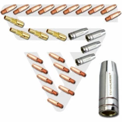 STAHLWERK Kit De Démarrage MIG MAG AK25/MB25, Fil De Soudage MIG MAG, Kit De Consommables 25AK, Support De Torche Avec Base Magnétique, Super Spray Pour Pistolet Et Nettoyant Pour Buse Avec Lime -Soudure MIG Soldes 53989596 3