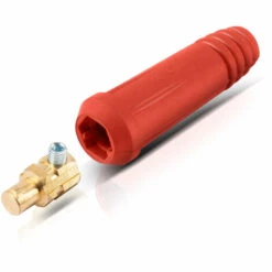 STAHLWERK Fiche De Câble à Souder, Set De 2, 9 Mm Mandrin En Laiton 10-25 Mm² Jusqu'à 200 A -Soudure MIG Soldes 54028668 3