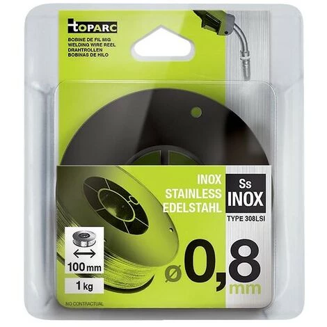 GYS Bobine Fil Inox Fil Plein, Fil � 0,8 Mm, 5 Kg 2 GYS Bobine Fil Inox Fil Plein, Fil � 0,8 Mm, 5 Kg