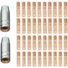 SLBRILLèRE 42 Pièces MB15 15AK Buses De Gaz Buses De Contact Porte-buse 0,8/1,0 Mm MIG/MAG Consommables -Soudure MIG Soldes 64563350 1