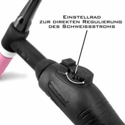 Torche De Soudage STAHLWERK TIG WP-26 Avec 5 Mètres De Tuyau Jusqu'à 200A, Refroidie Au Gaz, 2 Broches, Très Flexible, Poignée Ergonomique -Soudure MIG Soldes 68566775 5