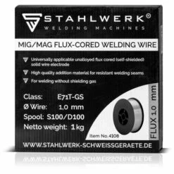 STAHLWERK MIG MAG Fil Fourré Premium Rouleau De Fil E71T-GS 1,0 Mm S100/D100 Rouleau 1 Kg -Soudure MIG Soldes 68566805 3